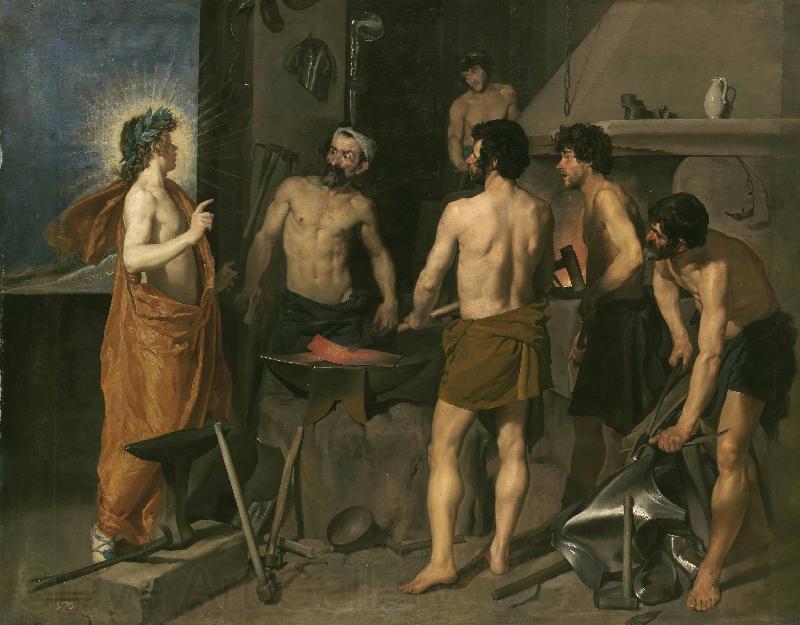 Diego Velazquez Apollo in the Forge of Vulcan France oil painting art